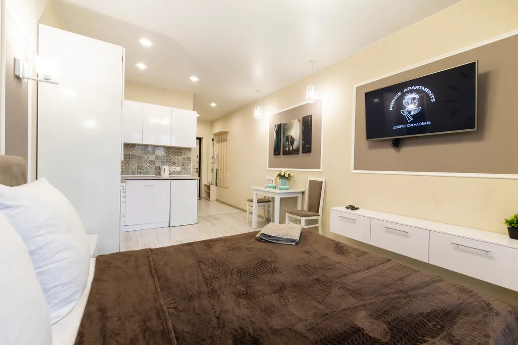 Квартира-студия класса Luxe в центре