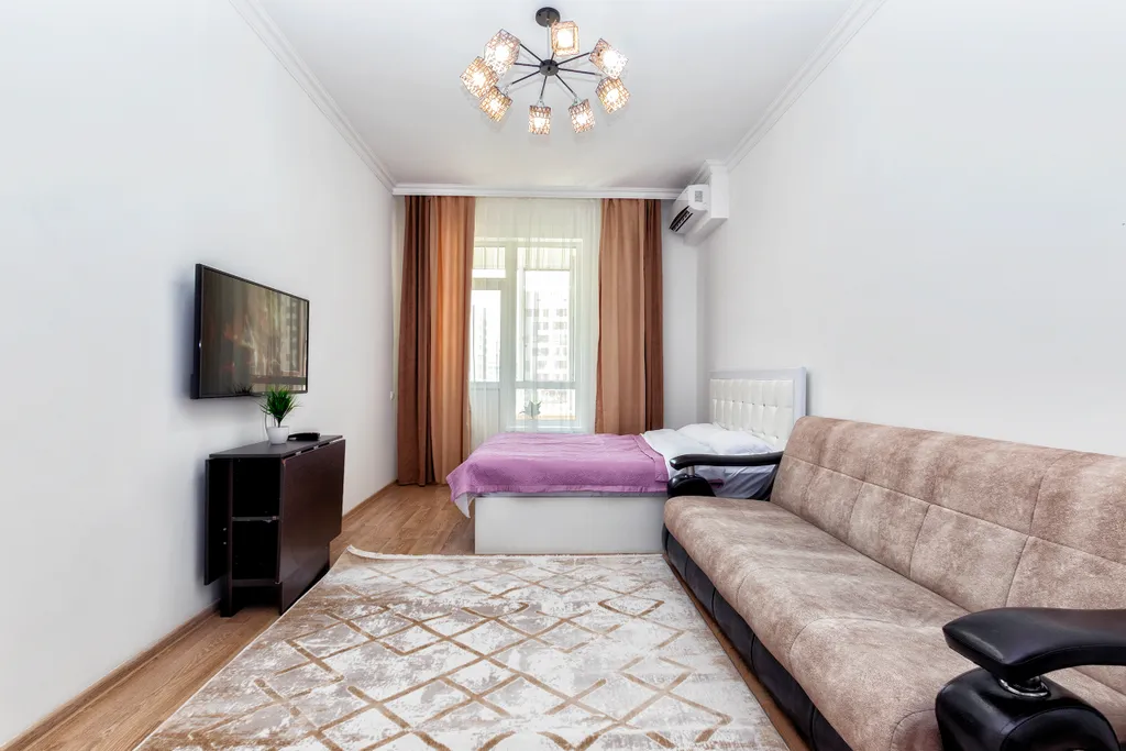 Уютная двухкомнатная с двумя двухспальними кроватями