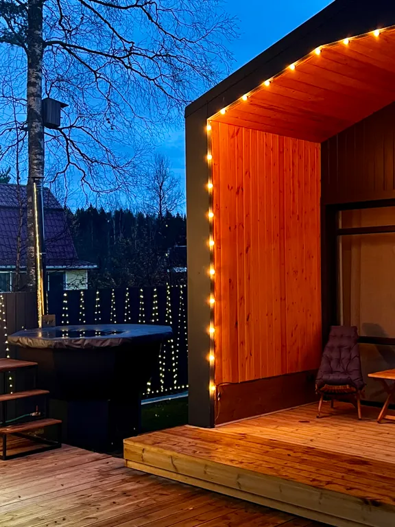 Коттедж Дом на берегу озера в Карелии — Чална