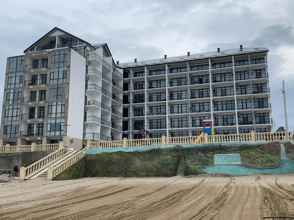 1-комнатная квартира студии с видом на море