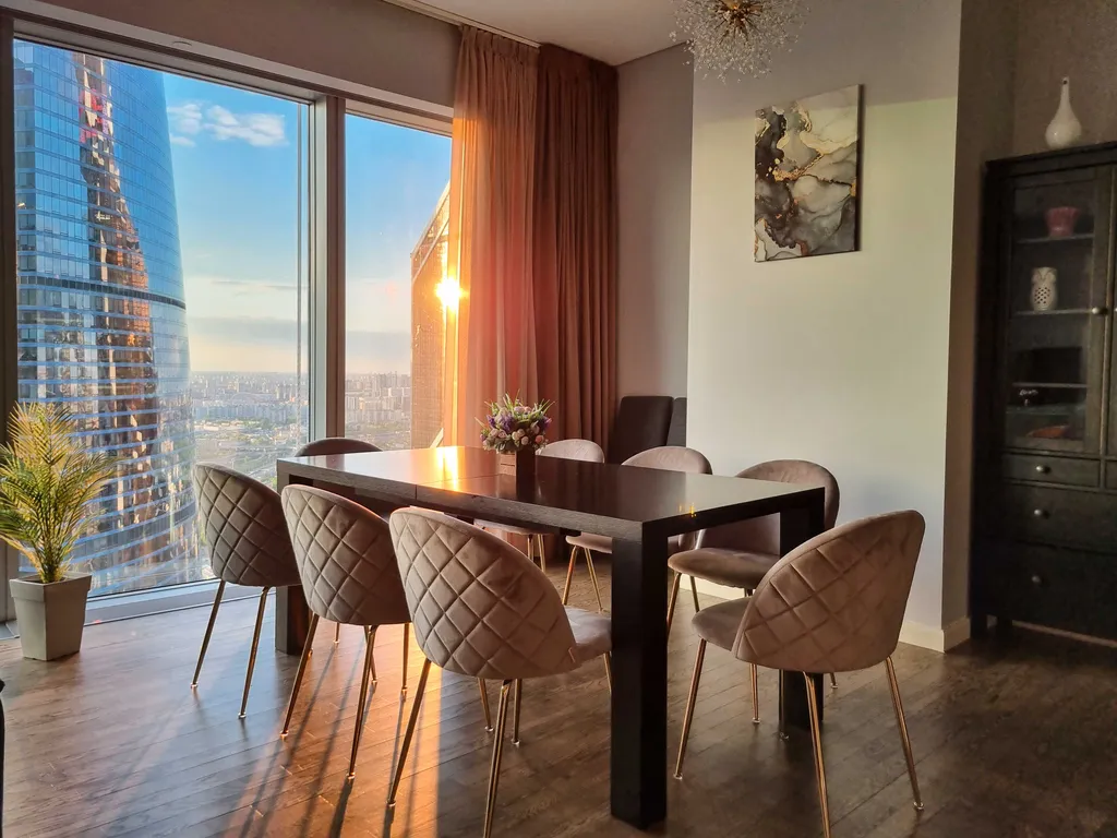 2-комнатные lux апартаменты Москва сити на 54 этаже