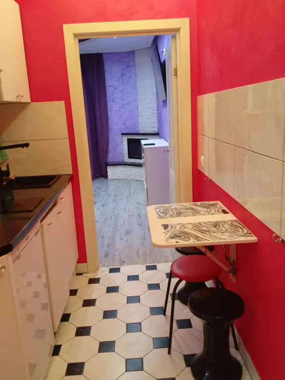 Уютная стильная студия с дизайнерским ремонтом