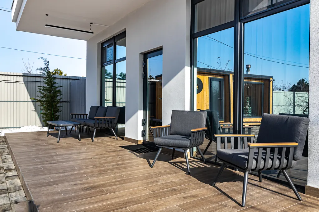 Клёвый дом с теплым бассейном и баней