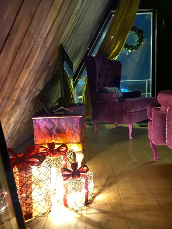 Smaland Ranta house-шале на высоком берегу с видом на реку и закат