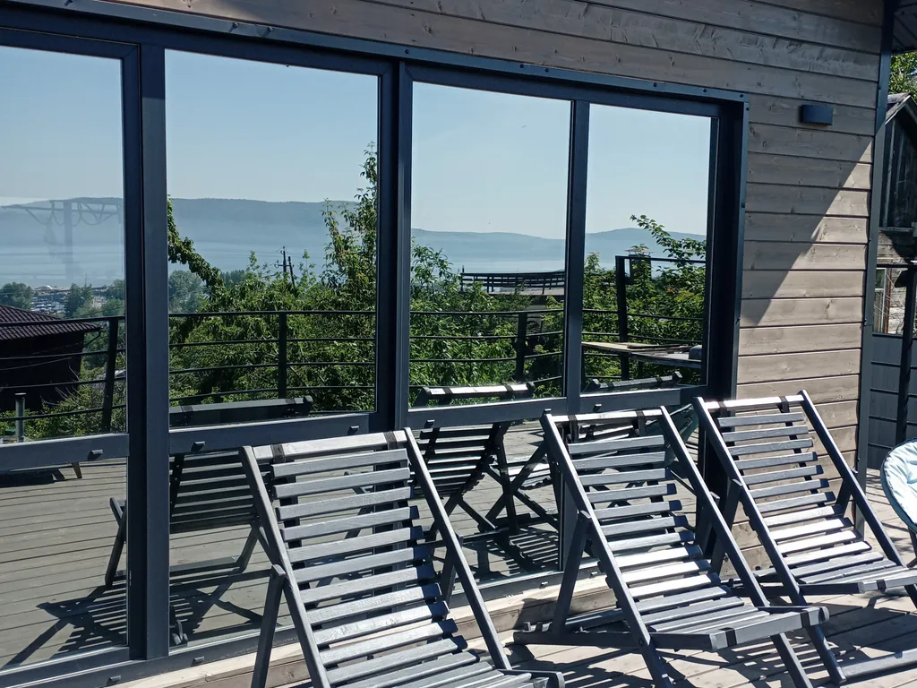 Дом с панорамным видом на Волгу