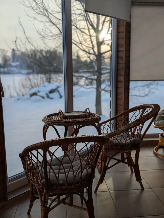 Уютный дом на берегу реки с русской баней, рыбалка