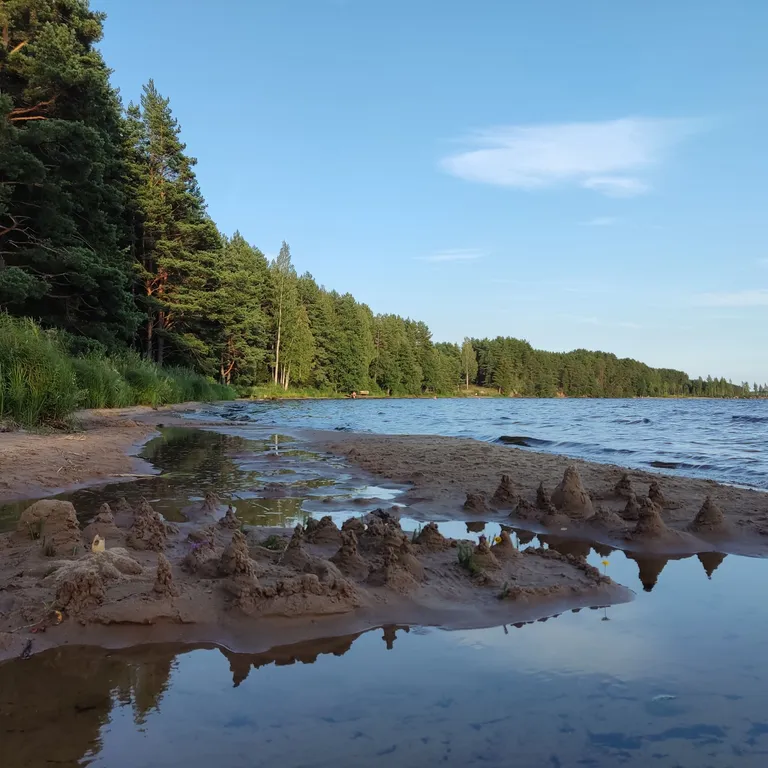 Коттедж Дизайнерский коттедж на берегу озера Волго на Селигере — Турбаза Чайка