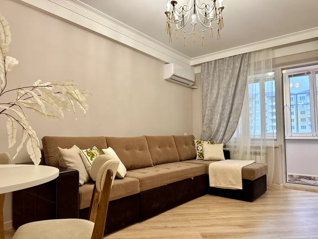 Квартира Уютная светлая 2-комнатная квартира площадью 60 м² — Каспийск