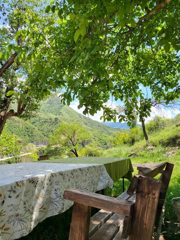 Солнечный коттедж у реки Кара-Койсу