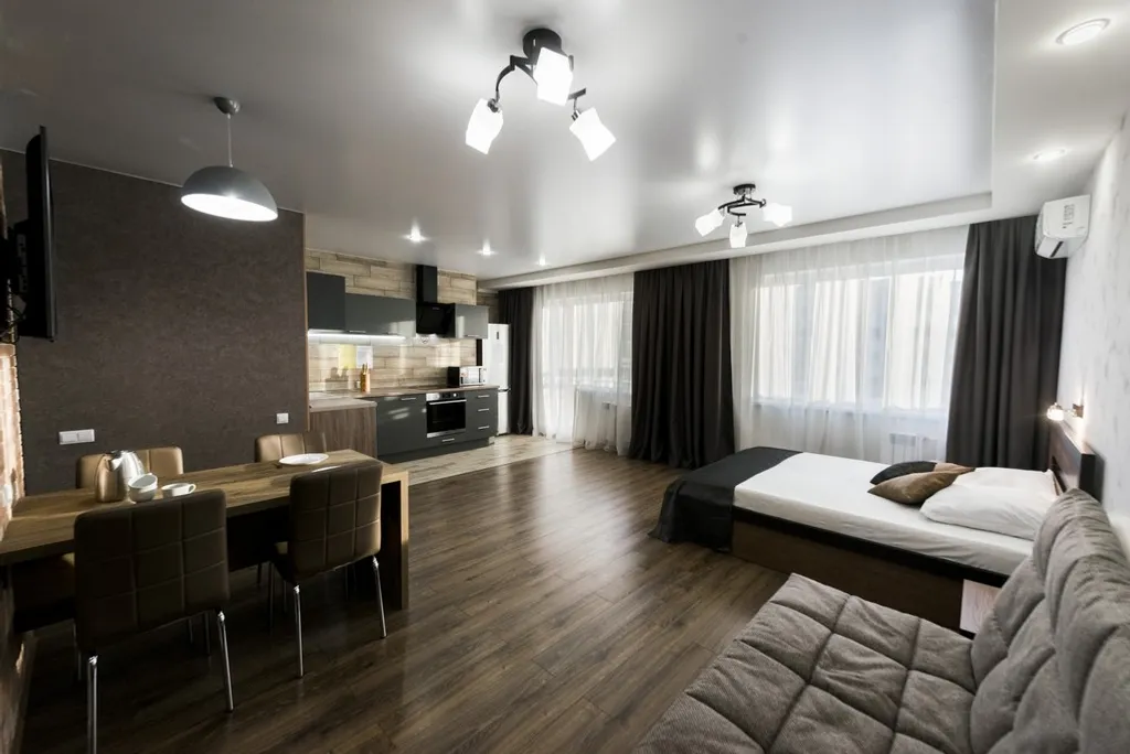 Просторная дизайнерская видовая студия