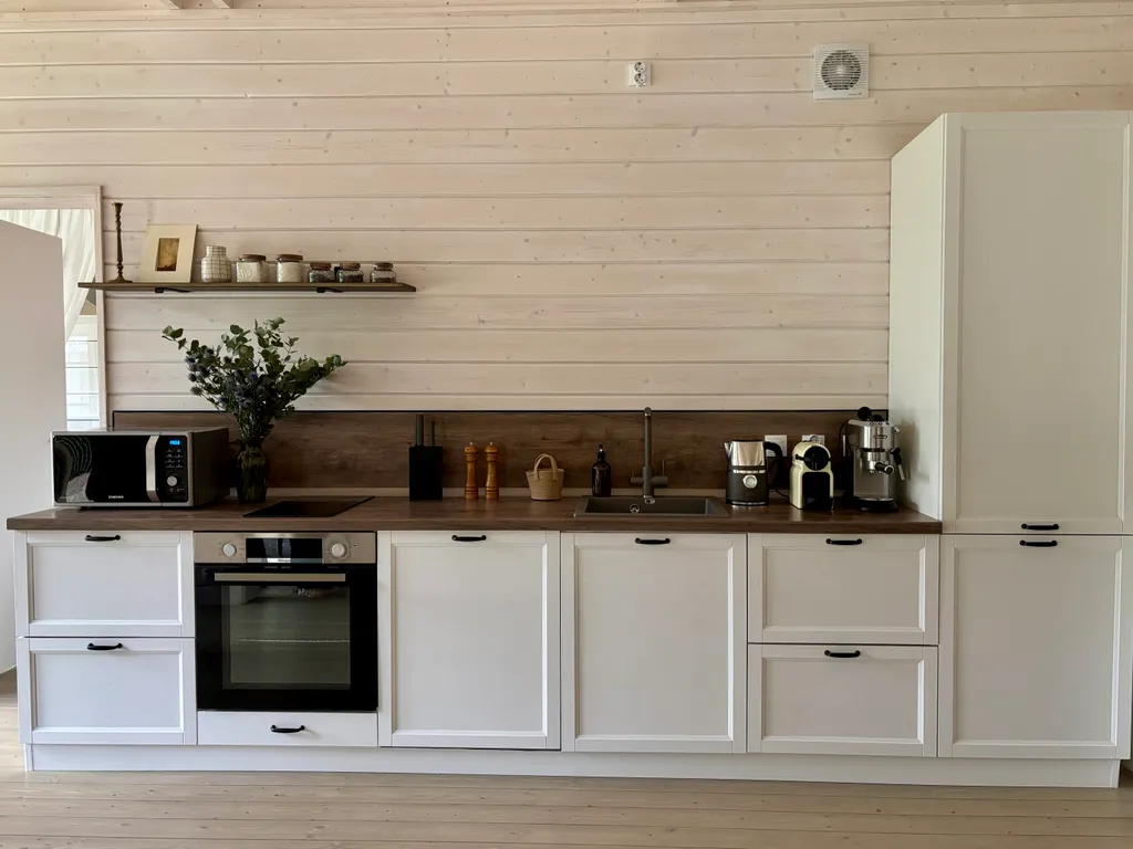 Стильный домик в лесу рядом с Икшинским водохранилищем