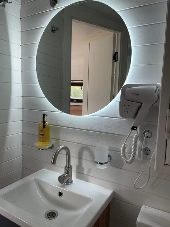 Скандинавское бунгало c финским банным чаном Асти Кэмп