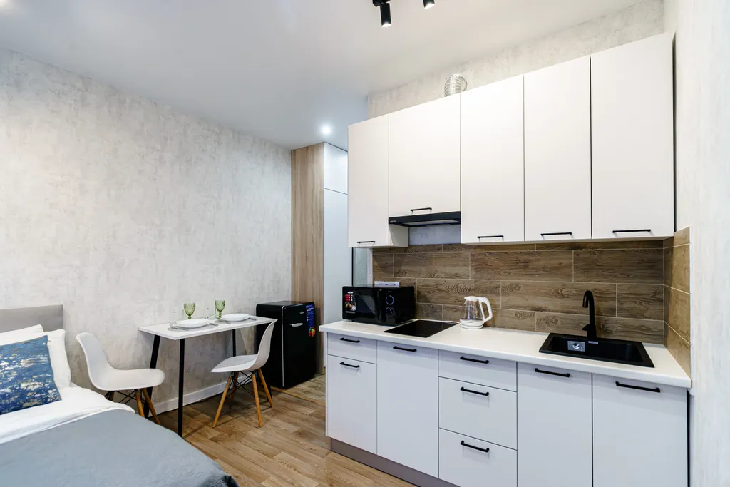 Студия Космос на 24 этаже в ЖК Аквамарин