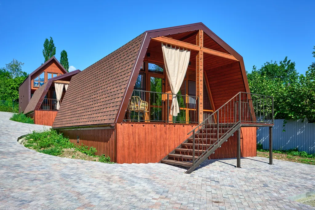 Коттедж Коттедж Уютное шале с 1 спальней + гостиная с кухней и ванной комнатой — Мезмай