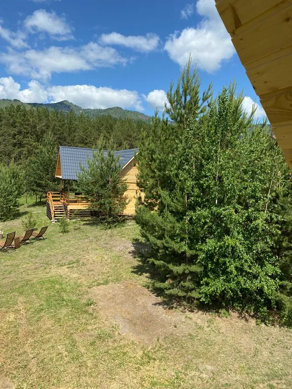 Кедровый коттедж в живописном месте Чемала