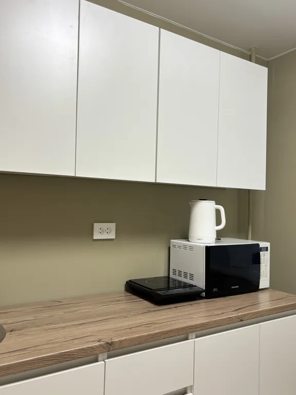 Однокомнатная квартира в фисташковом цвете