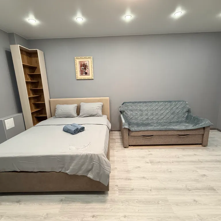 Уютная студия с видом на сопки