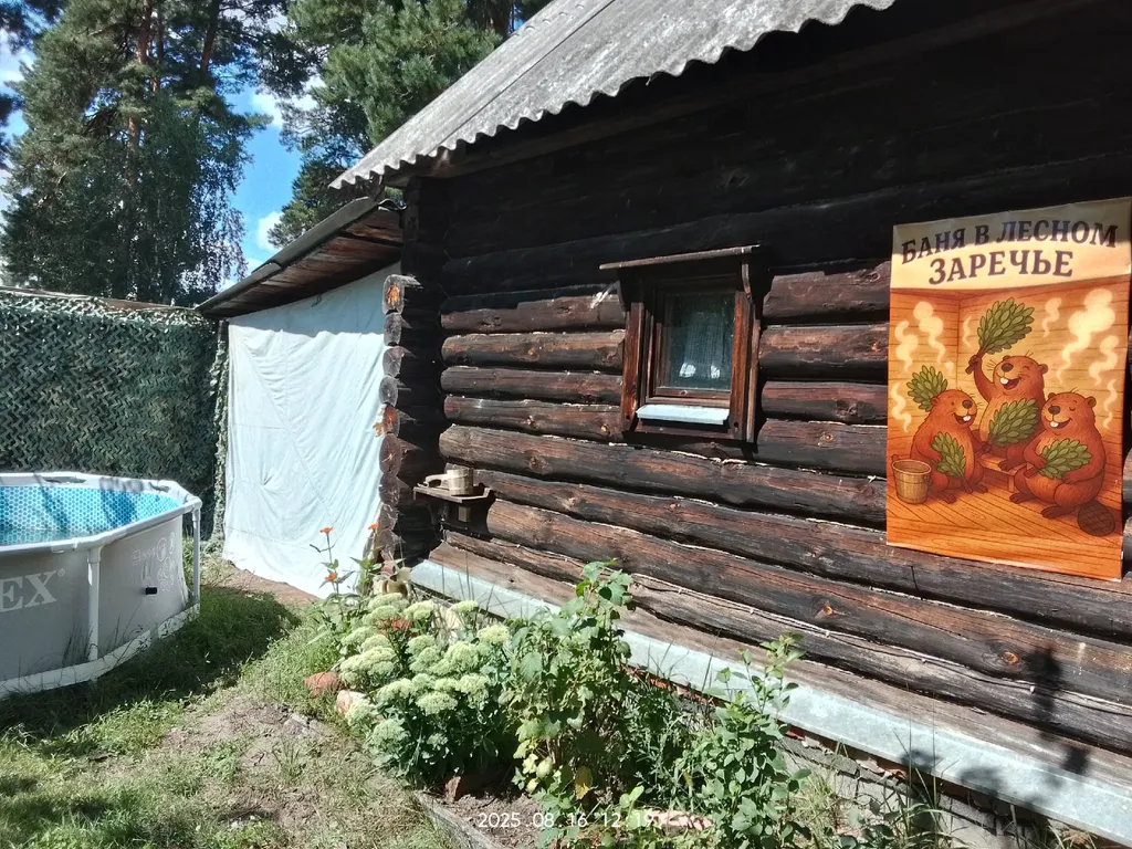 Лесной домик за рекой