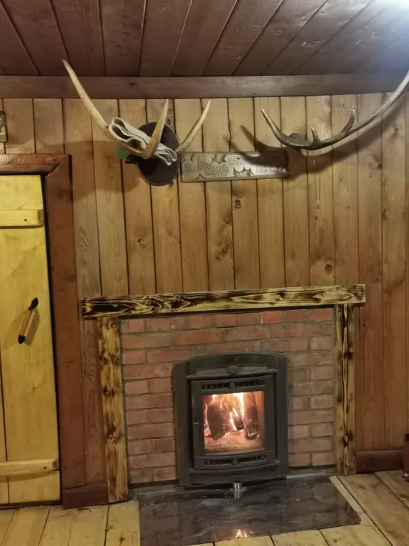 Теплый дом в русской деревне