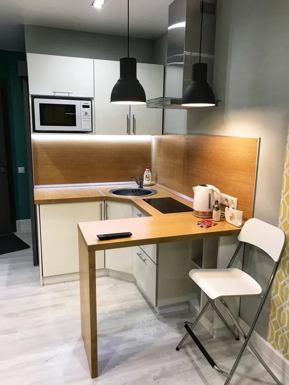 Компактная уютная студия в современном стиле