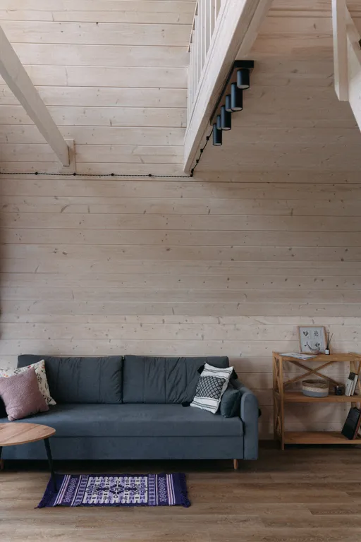 Видовой а-фрейм на берегу реки Нерль