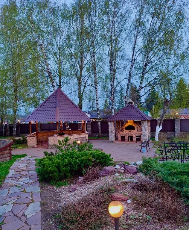 Этно-юрта в усадьбе Золотой лев