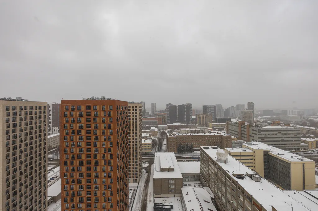 Квартира Квартира Студия Монблан-панорамный вид на Москву с 26 этажа в ЖК Бизнес-класса! — Москва