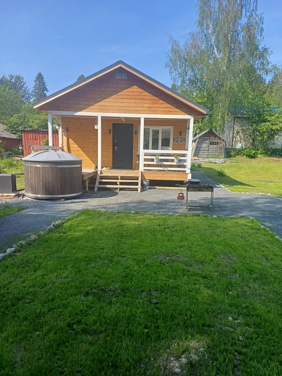 Уютный домик-баня с купелью в тихом местечке