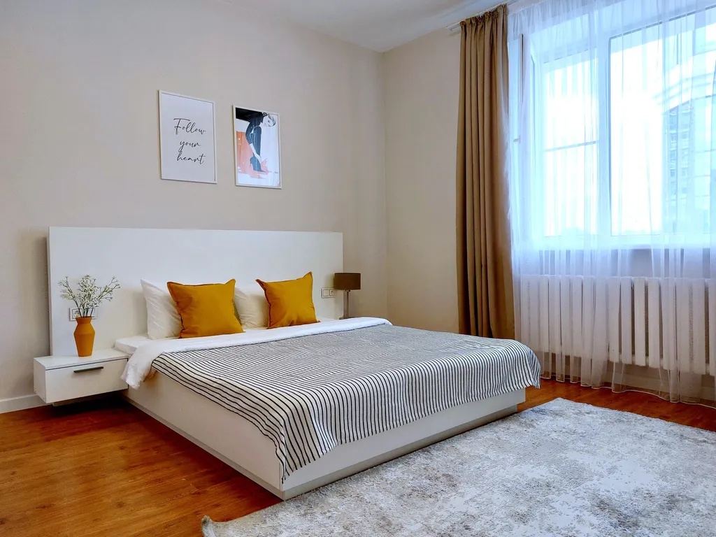 Квартира Просторная студия Space Apart Astana С3А с балконом в районе Байтерека — аренда посуточно в Астана (Нур-Султан)