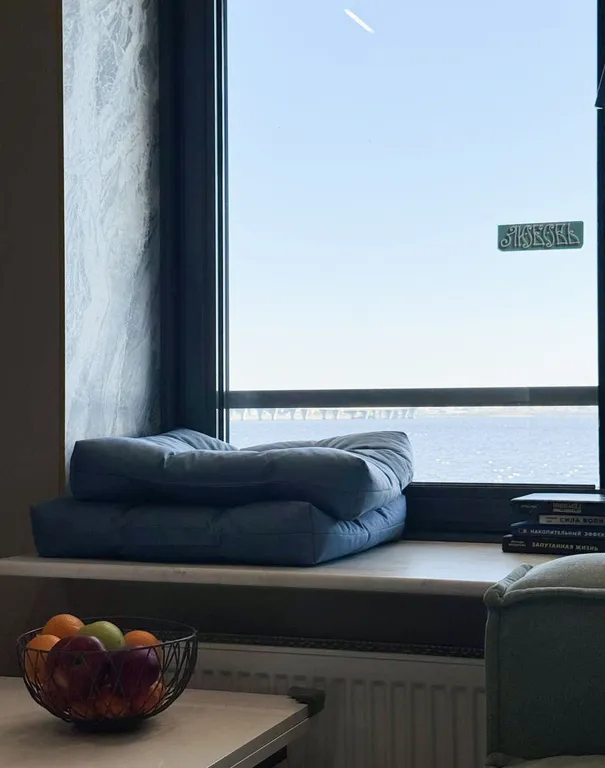 Квартира Фантастическая квартира с видом на Финский залив и лебедями из окна — Санкт-Петербург