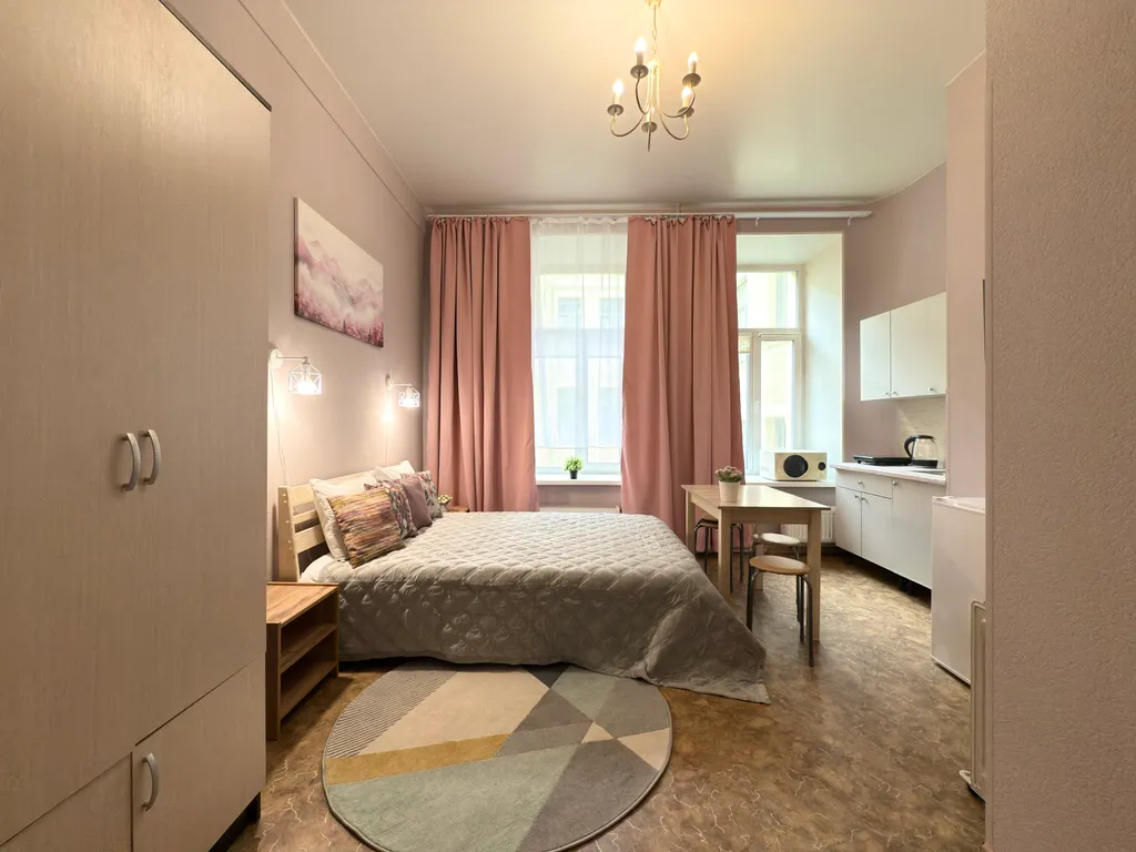 Квартира Квартира Уютная студия у метро Чернышевская — Санкт-Петербург