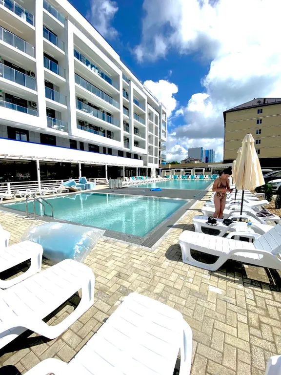 Квартира Квартира Новая студия-люкс на берегу моря — Анапа