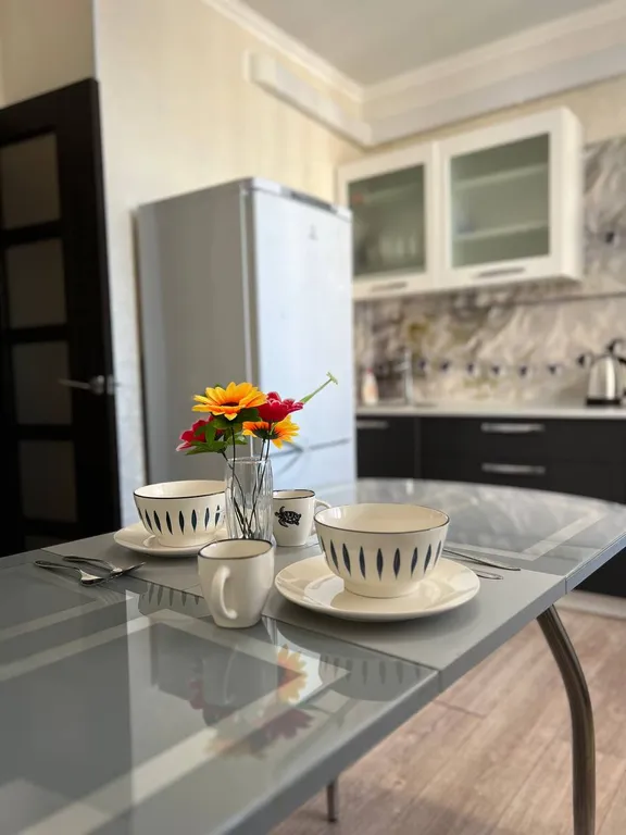 Квартира с красивым видом из окна и новым ремонтом