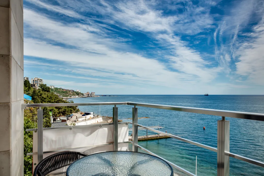 Студия люкс с видом на море у пляжа