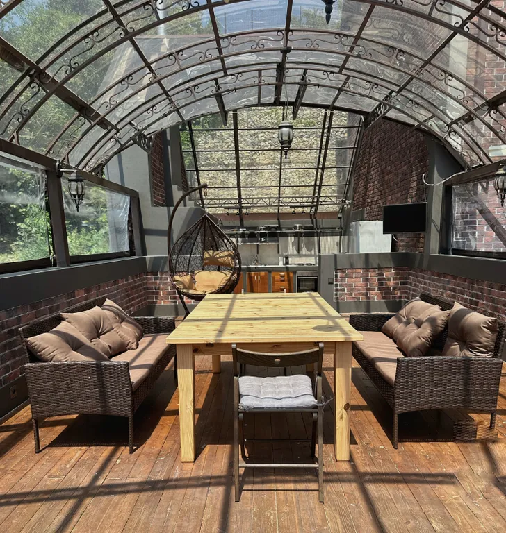 Дом в горах с подогреваемым бассейном в Адыгее