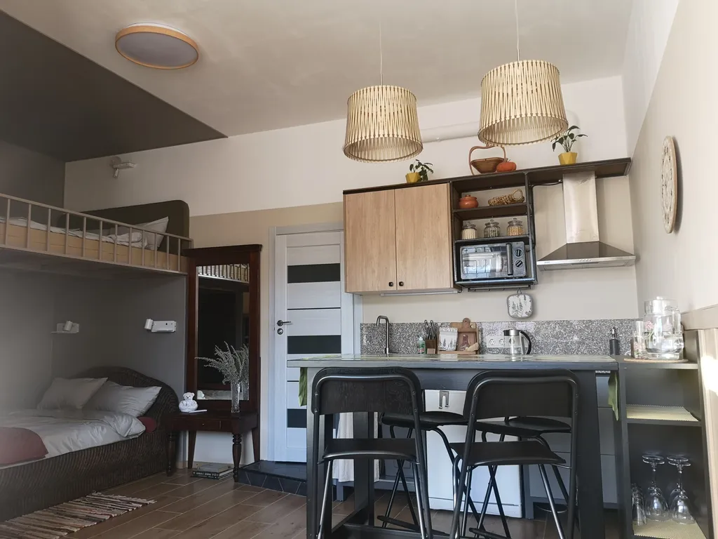 Уютные и тёплые апартаменты-студия