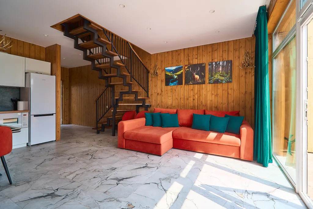 Коттедж Барнхаус с баней, видом на лес — Истра