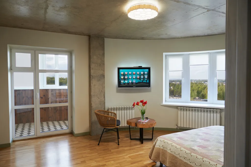 Квартира с панорамным видом на центр и Волгу с высоты птичьего полета