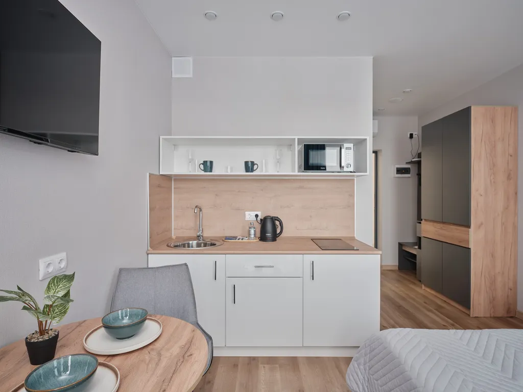 Квартира Квартира Уютная студия в комплексе бизнес-класса Пилигрим — Новосибирск