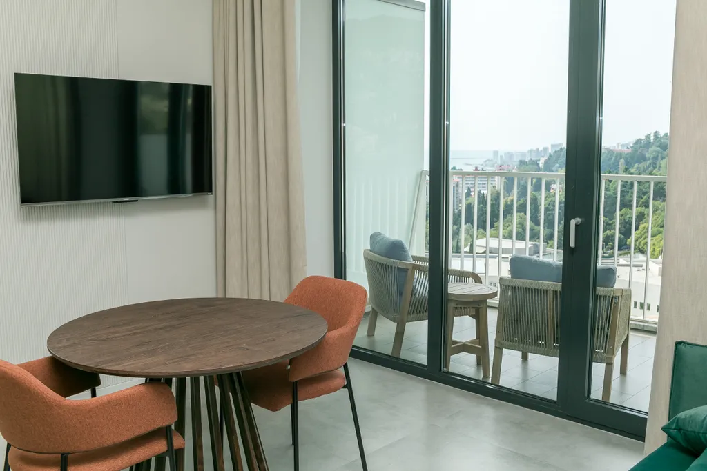 Студия с видом на море