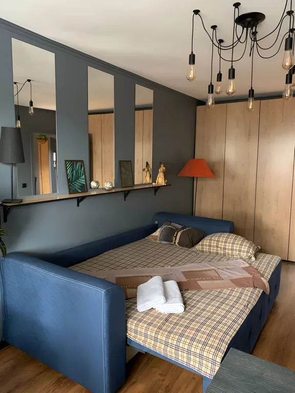 1-комнатная дизайнерская квартира с аквариумом в районе вокзала