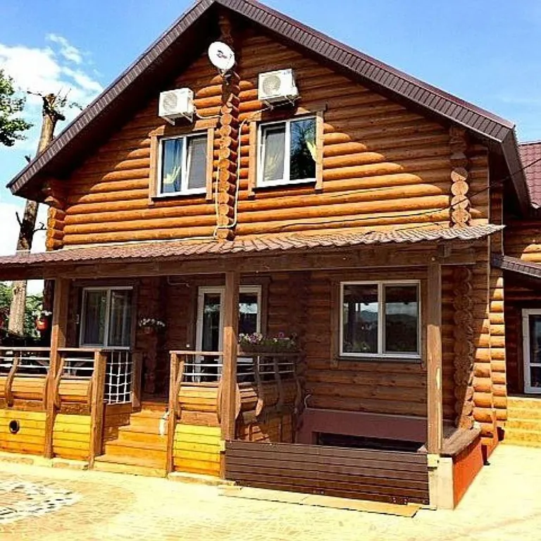 Срубовой коттедж на берегу Волги — аренда посуточно в Самара