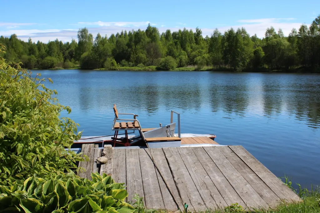 Усадьба Пядань, рыбалка