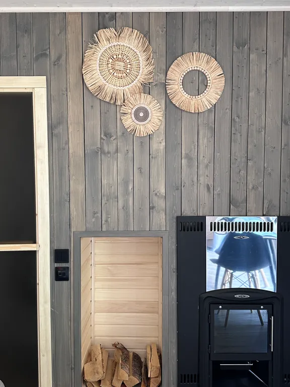 Мини-дом с баней и чаном