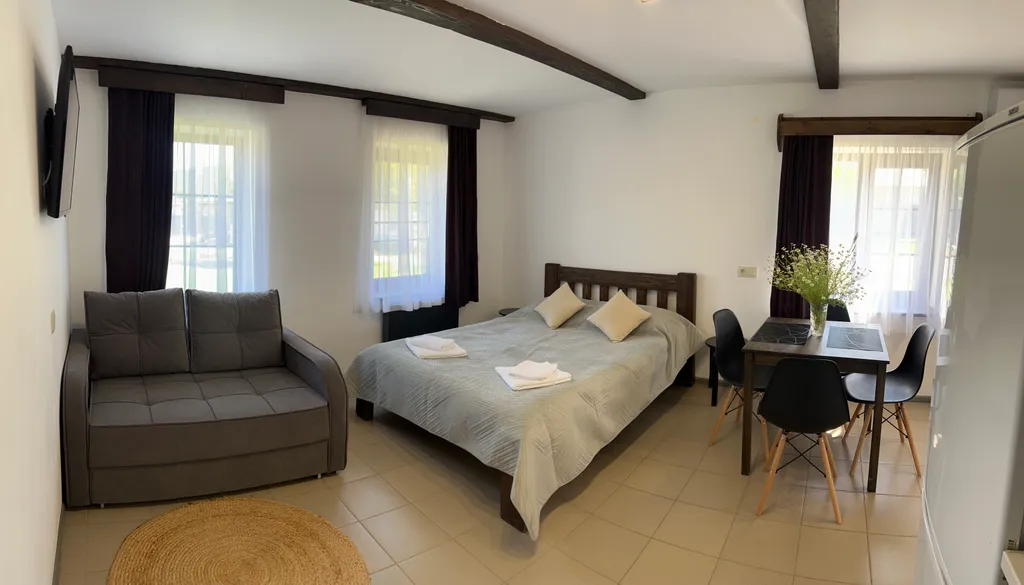 Квартира Двухместный номер 2 взрослых 2 ребенка — аренда посуточно в Даховская