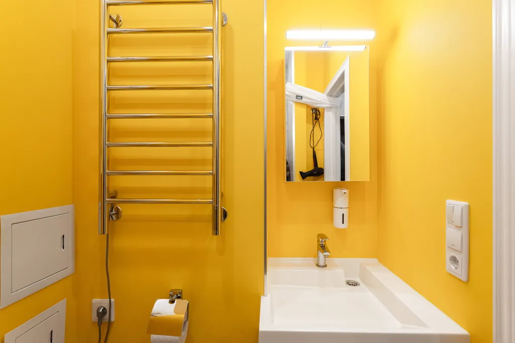 Yellow studio by the sea