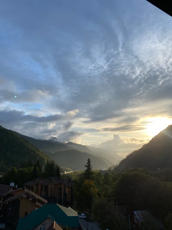 Уютная, светлая, видовая студия в Красной Поляне