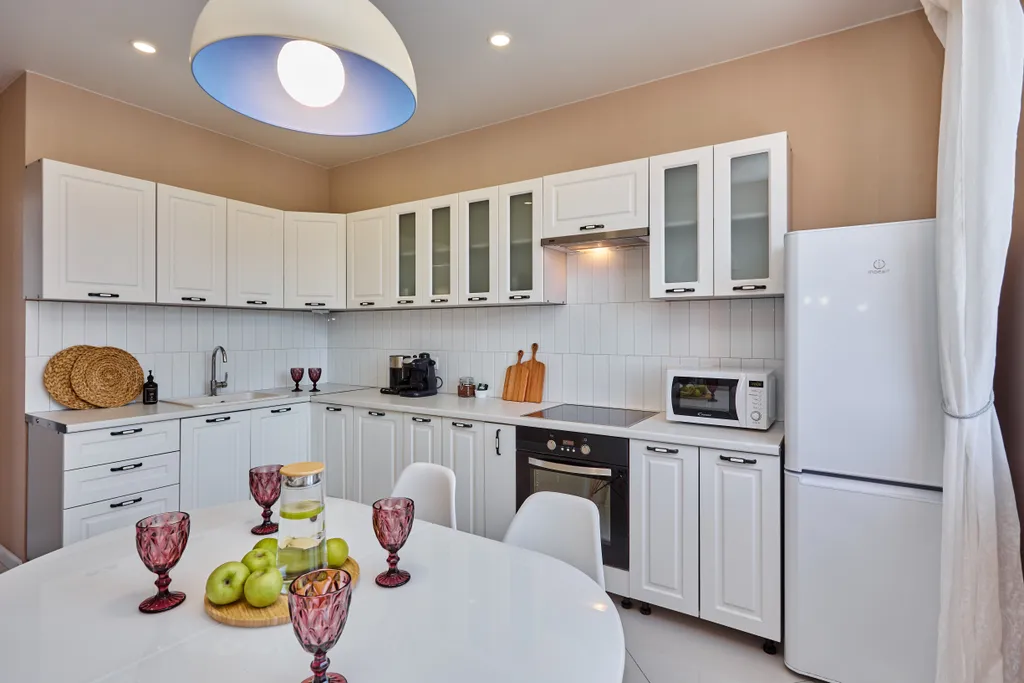 Квартира Трехкомнатная квартира Ривьера с видом на Гавань — Санкт-Петербург