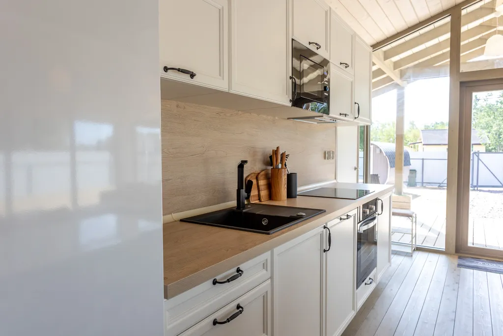 Дом стандарт c баней-бочкой