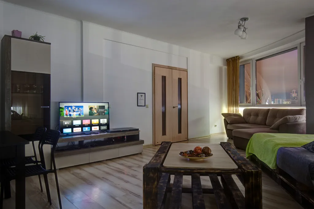 2-е апартаменты для 9 гостей с парковкой и панорамным видом